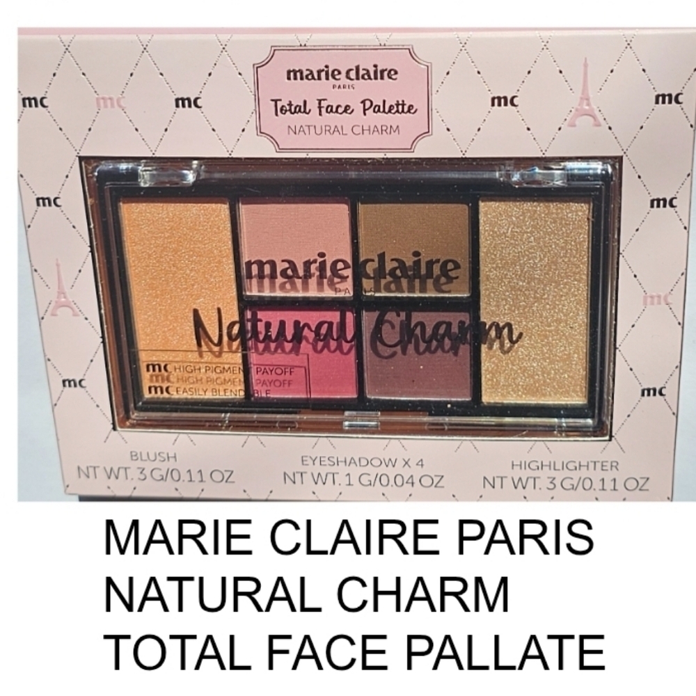 Marie Claire Paris High Pigmented Total Face Palette - Shade-Natural Cha…